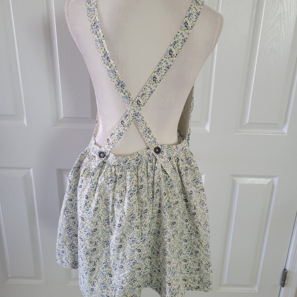 Free People Women's Petunia Cotton Mini Dress Tea Combo Sweet - Picture 4 of 5